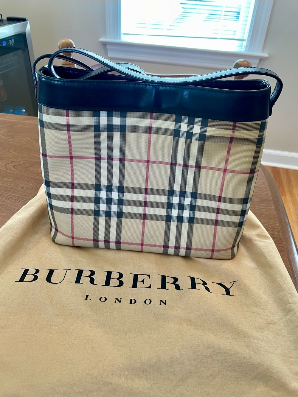 Vintage Burberry Nova Check Shoulder Bag